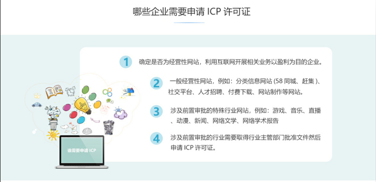园林办事处ICP牌照、ICP许可证办理流程